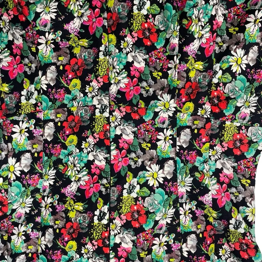 Nanette Lepore sleeveless bright floral “lollipop” dress sz 10 - Picture 12 of 13